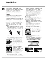 Предварительный просмотр 2 страницы Indesit PC 640 T X/HA Operating Instructions Manual