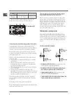 Предварительный просмотр 8 страницы Indesit PC 640 X Operating Instructions Manual