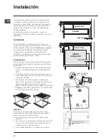 Предварительный просмотр 22 страницы Indesit PC 640 X Operating Instructions Manual