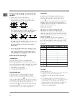 Предварительный просмотр 42 страницы Indesit PC 640 X Operating Instructions Manual