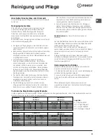 Предварительный просмотр 45 страницы Indesit PC 640 X Operating Instructions Manual