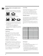 Предварительный просмотр 58 страницы Indesit PC 640 X Operating Instructions Manual