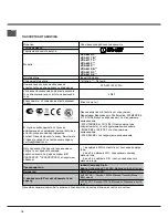 Предварительный просмотр 78 страницы Indesit PC 640 X Operating Instructions Manual