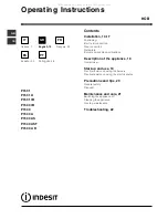 Предварительный просмотр 12 страницы Indesit PI 631 Operating Instructions Manual