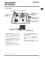 Предварительный просмотр 41 страницы Indesit PI 631 Operating Instructions Manual