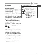 Предварительный просмотр 35 страницы Indesit PIM 631 AS Operating Instructions Manual