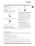 Preview for 7 page of Indesit PWDC 7143 W Manual