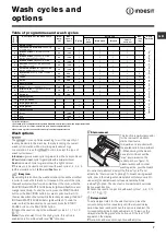 Preview for 7 page of Indesit PWDE 7125 S Instructions For Use Manual