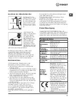 Preview for 15 page of Indesit PWDE 81473 W Instructions For Use Manual