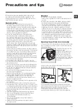 Preview for 11 page of Indesit PWDE 8148 S Instructions For Use Manual