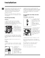 Preview for 2 page of Indesit PWDE 81680 S Instructions For Use Manual