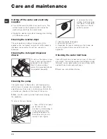 Preview for 12 page of Indesit PWDE 81680 S Instructions For Use Manual