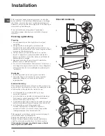 Preview for 10 page of Indesit RA 24 L Operating Instructions Manual