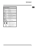 Preview for 5 page of Indesit SIXL 149 D Instructions For Use Manual