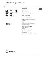 Indesit SOMMARIO VIA 640 C (Italian) Istruzioni Per L'Uso preview