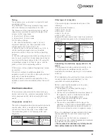 Предварительный просмотр 25 страницы Indesit SOMMARIO VIA 640 C (Italian) Istruzioni Per L'Uso