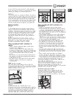 Preview for 17 page of Indesit TAAAN 6 FNF D series Operating Instructions Manual