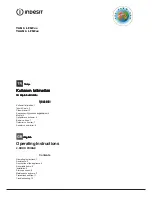 Preview for 1 page of Indesit TAAN 6 L FNF Series Operating Instructions Manual