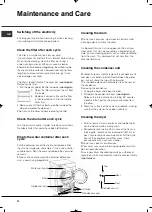 Preview for 10 page of Indesit TCFM 90 Instruction Booklet