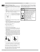 Preview for 8 page of Indesit TD 641 S IX/HA TR Operating Instructions Manual