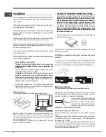 Предварительный просмотр 4 страницы Indesit THP 641 W/IX/I Operating Instructions Manual