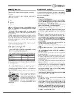 Предварительный просмотр 7 страницы Indesit THP 641 W/IX/I Operating Instructions Manual