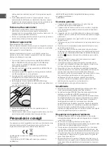 Preview for 16 page of Indesit TZA 1 S Operating Instructions Manual