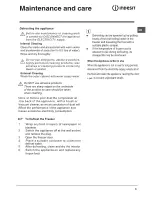 Preview for 10 page of Indesit TZAA 10 Operating Instructions Manual