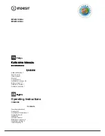 Preview for 1 page of Indesit UFAN 300 series Operating Instructions Manual