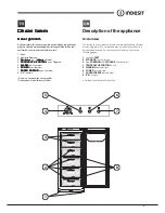 Preview for 3 page of Indesit UFAN 300 series Operating Instructions Manual