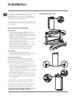 Предварительный просмотр 10 страницы Indesit UFAN 400 NF Operating Instructions Manual