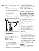 Предварительный просмотр 18 страницы Indesit UIAA 10 Operating Instructions Manual