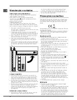 Предварительный просмотр 42 страницы Indesit UIAA 10 Operating Instructions Manual