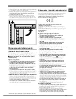 Предварительный просмотр 45 страницы Indesit UIAA 10 Operating Instructions Manual