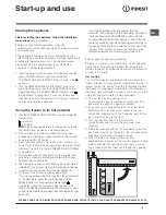 Предварительный просмотр 5 страницы Indesit UIAA 12 F xx Operating Instructions Manual