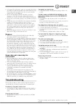 Preview for 25 page of Indesit UIAA 2 Y Series Operating Instructions Manual