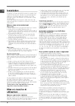 Preview for 26 page of Indesit UIAA 2 Y Series Operating Instructions Manual