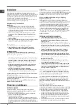 Preview for 44 page of Indesit UIAA 2 Y Series Operating Instructions Manual