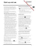 Preview for 9 page of Indesit VIA 640 C Operating Instructions Manual