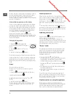 Preview for 10 page of Indesit VIA 640 C Operating Instructions Manual