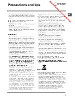 Preview for 13 page of Indesit VIA 640 C Operating Instructions Manual