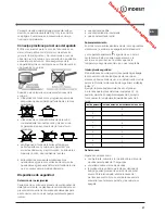 Preview for 27 page of Indesit VIA 640 C Operating Instructions Manual