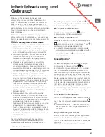 Preview for 41 page of Indesit VIA 640 C Operating Instructions Manual