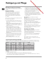 Preview for 46 page of Indesit VIA 640 C Operating Instructions Manual