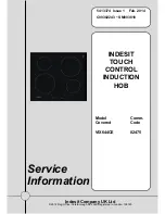 Indesit VIX644CE Service Information preview