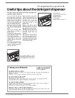 Preview for 10 page of Indesit W 43 T Instructions For Installation And Use Manual