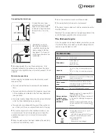 Preview for 3 page of Indesit WASHER-DRYER IWDC 6105 Instructions For Use Manual