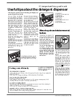 Preview for 11 page of Indesit WD105T Instructions For Installation And Use Manual