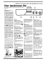 Preview for 20 page of Indesit WD105T Instructions For Installation And Use Manual