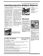 Preview for 9 page of Indesit WDE 12 Instructions For Installation And Use Manual